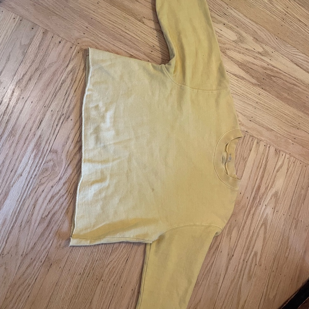 Brandy Melville Yellow Long Sleeve Shirt